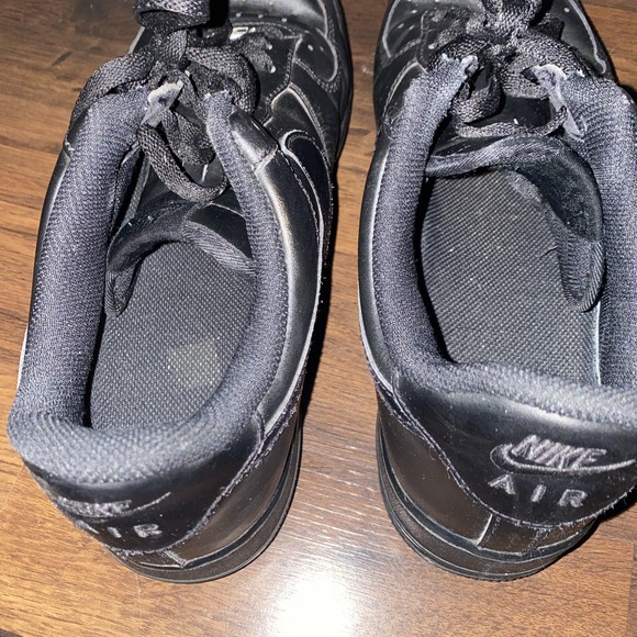 Nike Air Force 1 Low‎ Top Mens Size US 11 Sneakers Black on Black 315122-001 - Picture 4 of 8